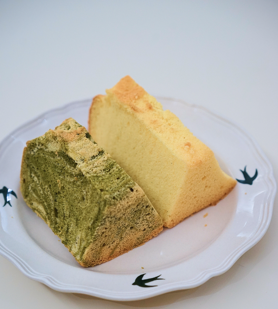抹茶与香草籽双拼